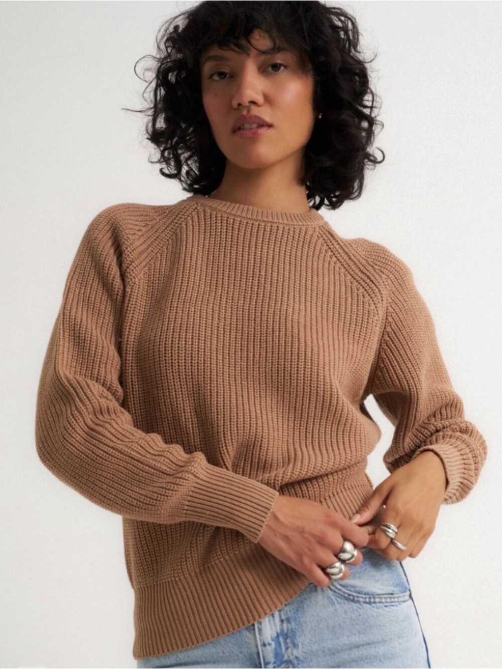 Callahan Camel Crewneck Sweater